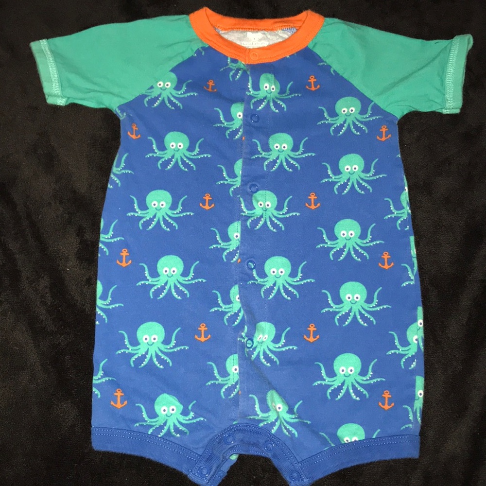 Baby romper blue octopus 6-9 months Koala Baby - Picture 1 of 8